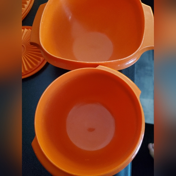 Tupperware Orange Kitchen Storage Container Set - Picture 4 of 4